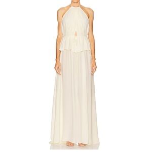 Skye Dress by Kimberly Taylor. Halter neck with low back. Super elegant. Size XS